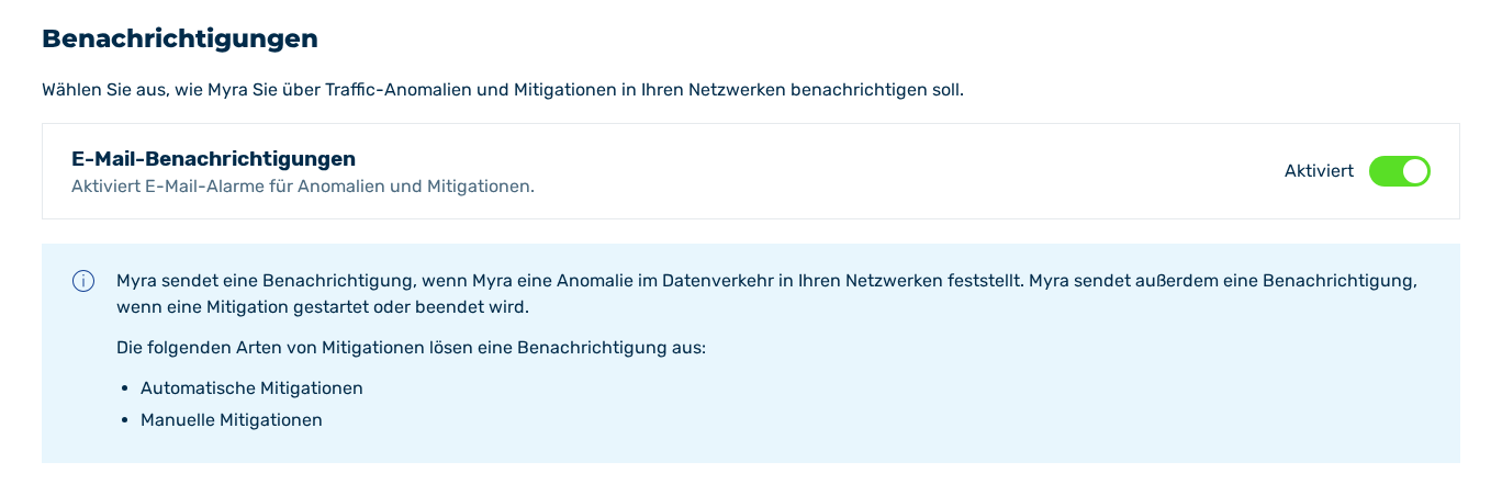 Reiter Benachrichtigungen